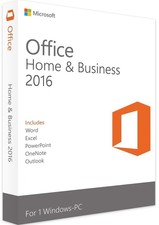 Microsoft Office Home & Business 2016 - Licenza Elettronica per PC