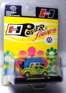 M2 Machines Gold Chase Hurst Power Flowers 1953 VW Beetle Deluxe USA Model 1:64 - Picture 1 of 3