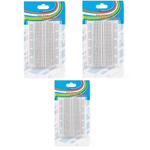 3Pc 400 Point Solderless Prototype PCB Breadboard Protoboards 3Pcs US stock - Picture 1 of 7