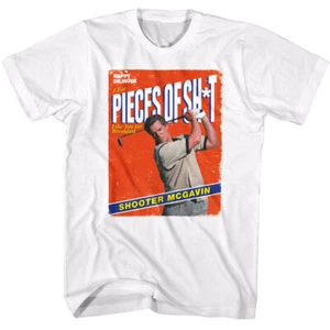 Happy Gilmore Movie Shooter McGavin Pieces Of Sh*t For Breakfast Men's T-Shirt - Picture 1 of 6