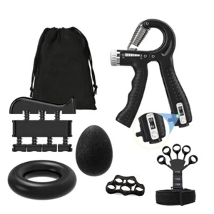 Verstellbarer Handgriff Krafttrainer 5-60 kg - Unterarm- & Fingertrainer - Bild 1 von 5