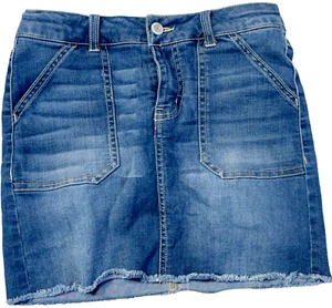 Imperial Star Girls Denim Skirt - Girl's Size 10 - Stylish Jean Skirt with Liner - Picture 1 of 4