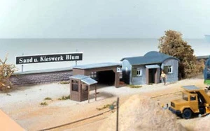 Piko 61127 HO Gauge Sand Works Sales Office Kit - Picture 1 of 2