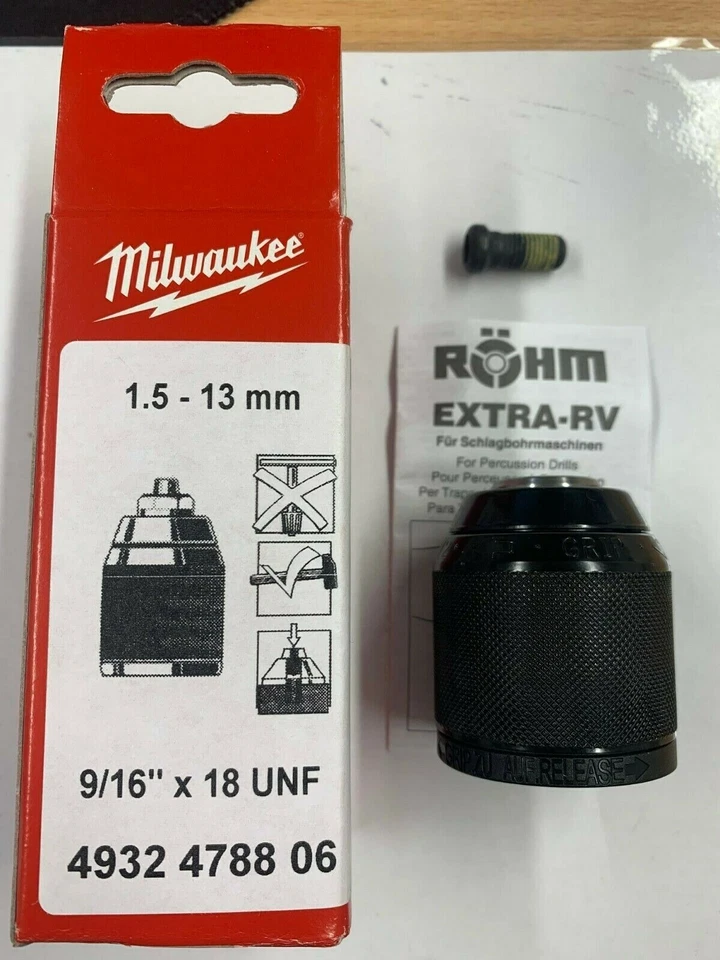 MILWAUKEE FUEL M18FPD NEW KEYLESS CHUCK ASSEMBLY - NEW - 9/16" SPINDLE SIZE - Image 1 of 1