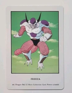 DRAGONBALL Z HERO COLLECTION 1 #84 FREEZA AMADA ARTBOX 1995 - Picture 1 of 2