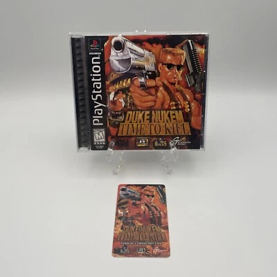 Duke Nukem Time To Kill Ps1 With Collector’s Edition Hint Card RARE - Image 1 of 4