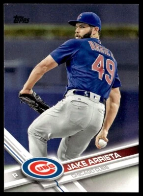 2017 Topps Jake Arrieta Chicago Cubs #528 - Image 1 of 2
