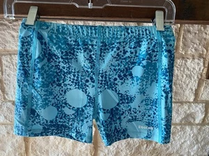 Reebok Bike Shorts Girls Size L Large 12 14 Spandex Blend - Picture 1 of 2