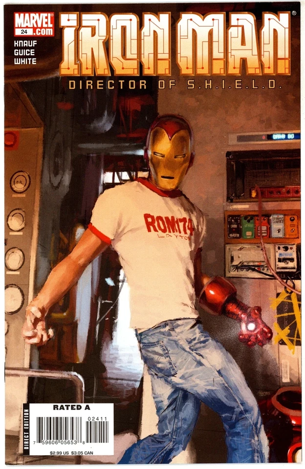 Invincible Iron Man (2007) #24 VF/NM 9.0 Gerald Parel Cover - Image 1 of 1