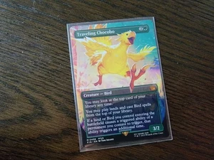 MTG Final Fantasy Traveling Chocobo Borderless Non-Foil Mythic M 0406 - Picture 1 of 1