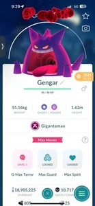 Gigantamax Gengar (Registered Or Unregistered) Trade - Picture 1 of 1
