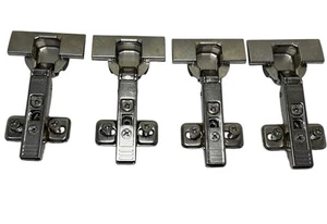4 Blum 70T559-01.01 Self Closing Cabinet Hinge w/Mounting Base Plate 173L810 - Picture 1 of 5