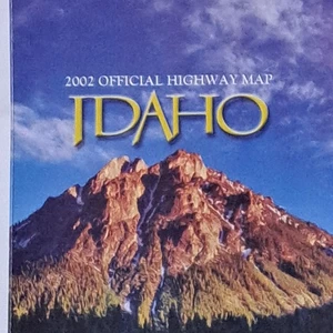 Mappa di Stato Idaho Carta Turistica DOT Autostrada Guida Stradale 2002 M-87 - Foto 1 di 15