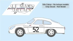 Decals Deutsch Bonnet HBR 4 Le Mans 1961 1:32 1:24 1:43 1:18 DB Slot calca - Picture 1 of 1