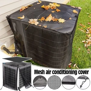 Mesh Air Conditioner Cover All Season Outdoor Air Conditioner Protective Cover. - Picture 1 of 8