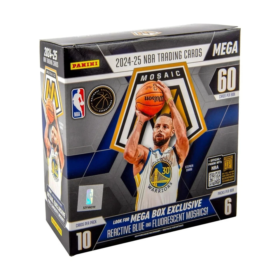 2024-25 Panini Mosaic NBA Basketball Factory Sealed Mega Box - Image 1 of 1