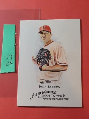 2008 Topps Allen and Ginter #125 John Lackey, cd2 - Image 1 of 2