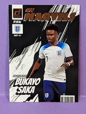 Bukayo Saka #6 Panini Donruss Net Marvels Soccer Card England 2022-2023 NM