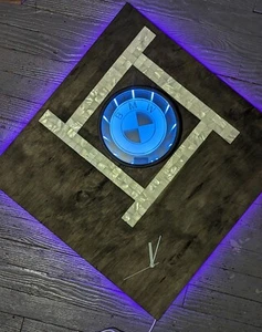 Reloj de pared BMW LED infinito espejo arte moderno ilusión óptica mosaico perla. - Imagen 1 de 19