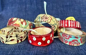 ORNA LALO Lalo Treasures Serviettenringe, 6er Set, Rot Türkis Creme - Bild 1 von 5