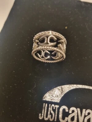 Just Cavalli Edelstahl Ring 17 mm Schmuck Damen Damenring Damenschmuck Edelstahl - Bild 1 von 4