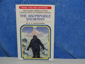 CHOOSE YOUR OWN ADVENTURE NO 1 * ABOMINABLE SNOWMAN * RA MONTGOMERY : SCHOLASTIC - Picture 1 of 6