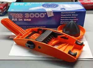 TNS 3000 All-in-One Mandolin Fruit /Vegetable Slicer. Made in Germany. Orange - Picture 1 of 4