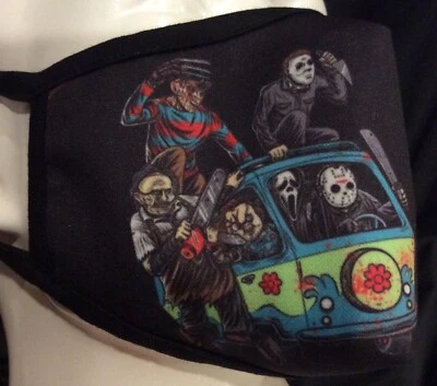 Máscara facial para adultos Horror The Green Macine... Foto 1 de 3