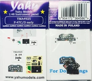 YAHU YMA4925 P-47C/D Thunderbolt 1/48 Instrument panel - Picture 1 of 1