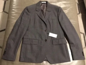 NWT Carven Paris Slim Fit 100% Wool Gray Sportcoat Jacket 48 38R $995 - Picture 1 of 10