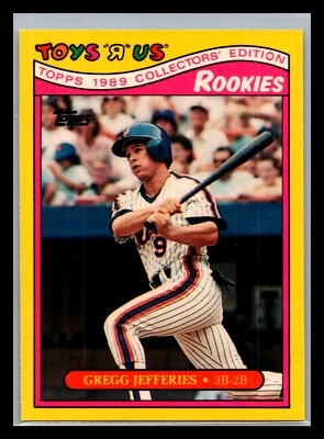 1989 Topps Toys"R"Us Rookies #15 Gregg Jefferies NM/MINT+ - Image 1 of 2