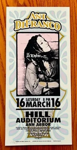 Póster de concierto de serigrafía Arminski 2002 firmado por ANI DiFRANCO ~ AUDITORIO HILL - Imagen 1 de 2