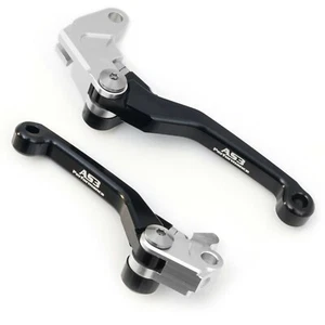 AS3 BRAKE CLUTCH FLEXI LEVERS for SUZUKI RM 125 RM 250 1996-2003 - Picture 1 of 6