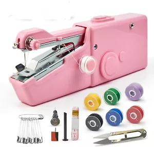 Handnähmaschine Nähmaschine Mit Nähzubehör Haushalts Heimwerker Sewing Machine - Bild 1 von 6