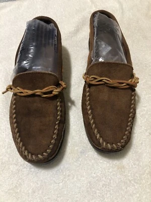 Zapatillas de gamuza Minnetonka para HOMBRE talla estadounidense “”PEQUEÑAS”” (8,5) color marrón Foto 1 de 4