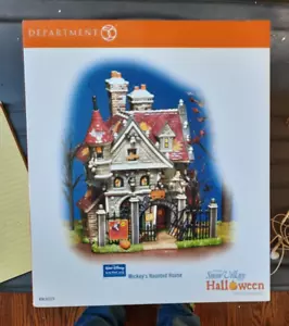 DEPT 56 HALLOWEEN D56 MICKEYS HAUNTED HOUSE Maus Disney Neu in OVP unbenutzt - Bild 1 von 2