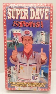 RARE SUPER DAVE (Osborne) Sports! (Bill Einstein Comedy) VHS Factory Sealed! - Imagen 1 de 4