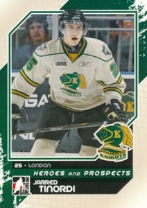 2010-11 ITG Heroes & Prospects #25 JARRED TINORDI