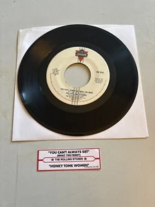 THE ROLLING STONES HONKY TONK WOMEN / YOU CAN'T ALWAYS GET WHAT YOU WANT 45 RPM - Picture 1 of 2