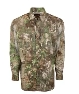 OL TOM TURKEY VESTLESS MESH BACK SHIRT W/ SPINE PAD XTRA GREEN CAMO SMALL - Picture 1 of 1