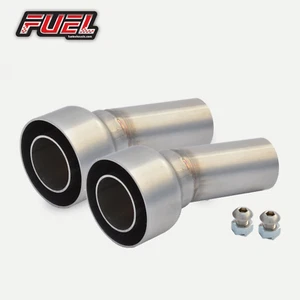 PAIR of DB Killers / Removable Baffles to fit 58mm ID Angled Outlet Exhaust Cans - Picture 1 of 2