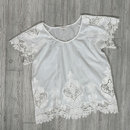 UNDERCOVER Victoria Secret Mini Abito Donna Piccolo Bianco Pizzo Intimo Slip Ritaglio