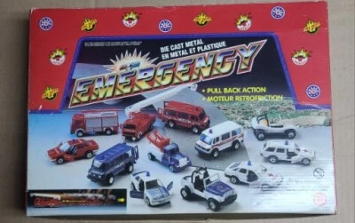 VTG 12 Emergency Rescue Vehicles with Pull Back Action Diecast Metal & Plastic  - Image 1 of 4
