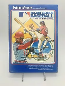 Major League Baseball Intellivision INTV Complete In box Manual Overlays - Picture 1 of 6