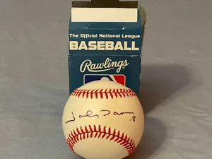 Jodie Davis Chicago Cubs handgezeichneter offizieller American League Baseball - Bild 1 von 4
