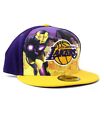 New Era NBA Los Angeles Lakers Iron Man 59fifty Fitted Hat Size 7 3/8 Marvel NWT