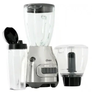 Oster 3-in-1 Küchensystem - 5 Geschwindigkeiten Mixer, Lebensmittelzerkleinerer & To-Go Becher 44235130 - Bild 1 von 1