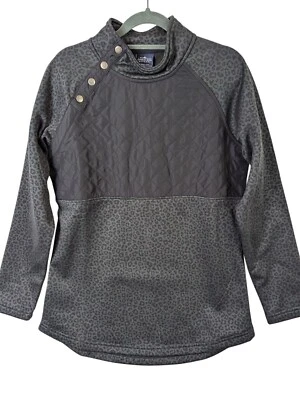 Charles River Apparel Mujer Talla M Newbury Asimétrica Snap Sudadera Exterior Foto 1 de 4