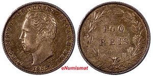 Portugal Luiz I Plata 1886 100 Reis Choice XF Bonito Tono De Colección-750,0 KM510 (3) - Imagen 1 de 3