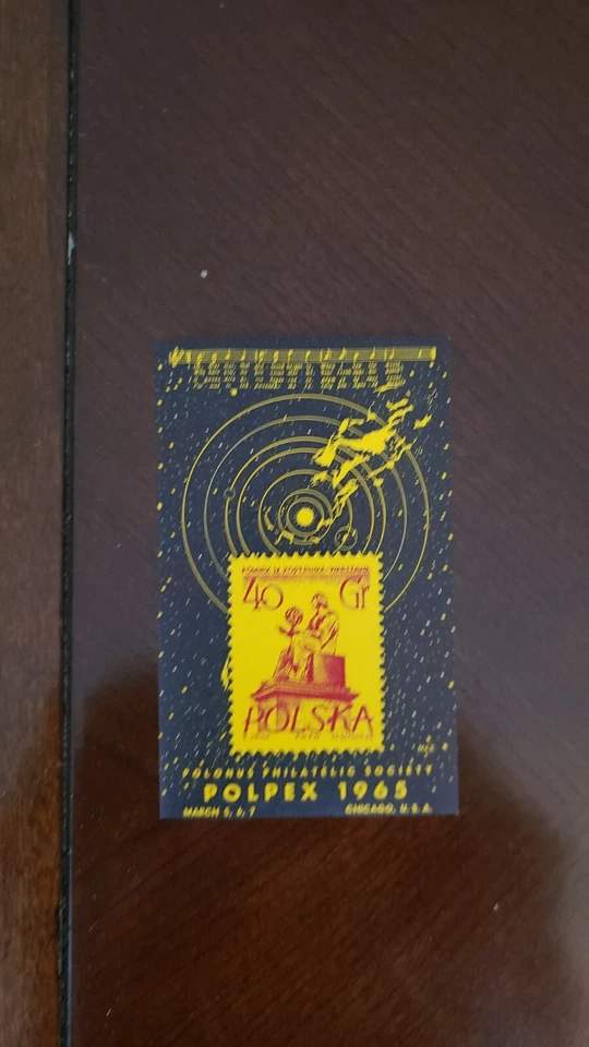POLPEX 1965 - SOUVENIR SHEET - Copernicus and the space age - Image 1 of 1